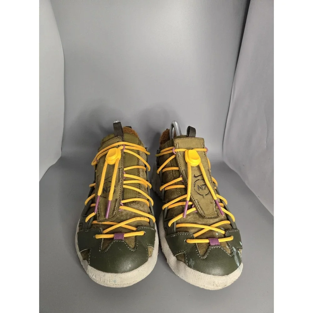 Nike Free Crater Trail Low N7 Olive Green Yellow DX5946-300 Mens Size 7